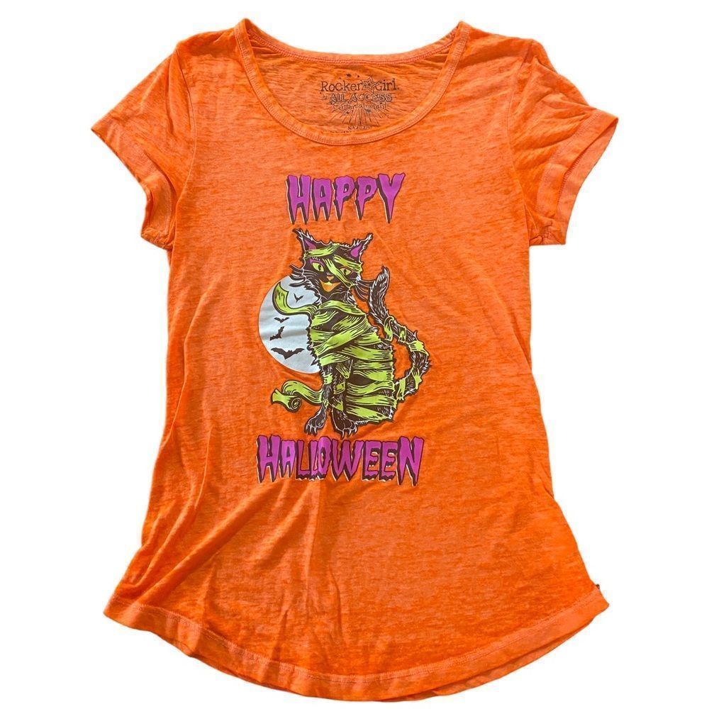 rockergirl all access entertainment halloween tshirt Small Juniors